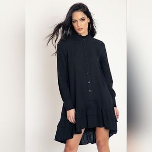 Blackmilk NWT The Thrill of Frill Shirt Dress 18